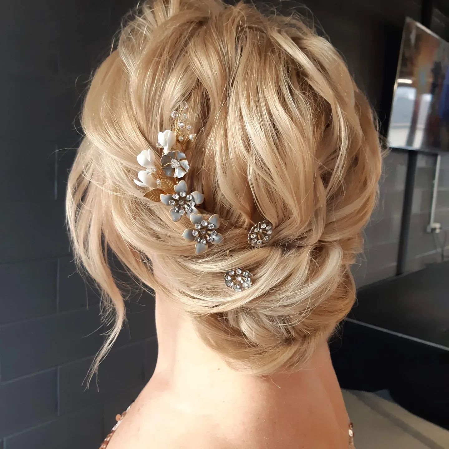 Platinum Blonde Visual Idea — Winter Wedding Guest Hairstyles