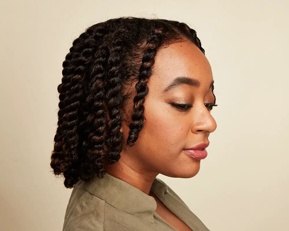 Short Dark Brown Twists — Winter Twist Hairstyles