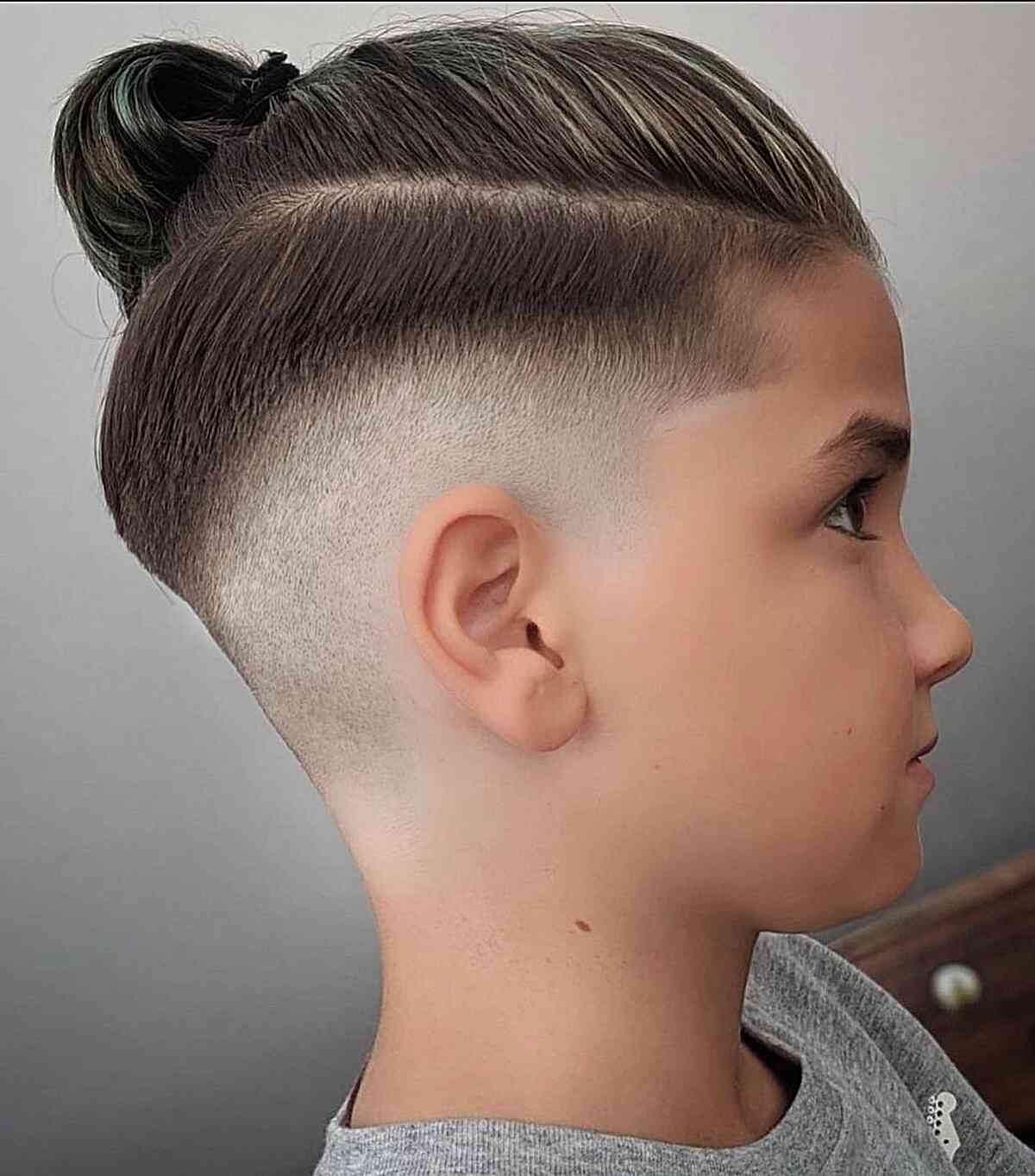 Undercut With Top Knot Undercut With Top Knot — Winter Haircuts for Boys