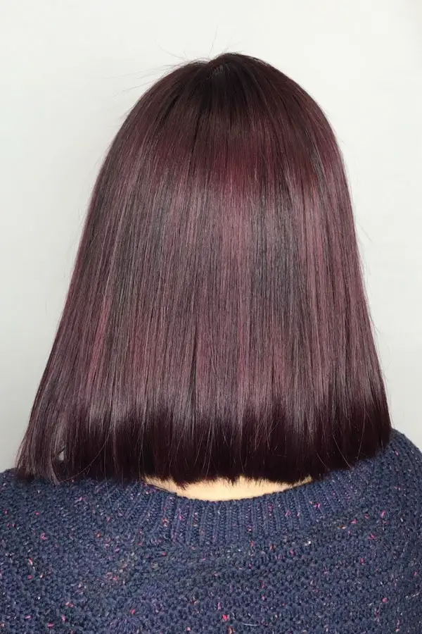 Burgundy With Subtle Violet Undertones Visual Idea Burgundy With Subtle Violet Undertones Visual Idea — Burgundy Hair Color