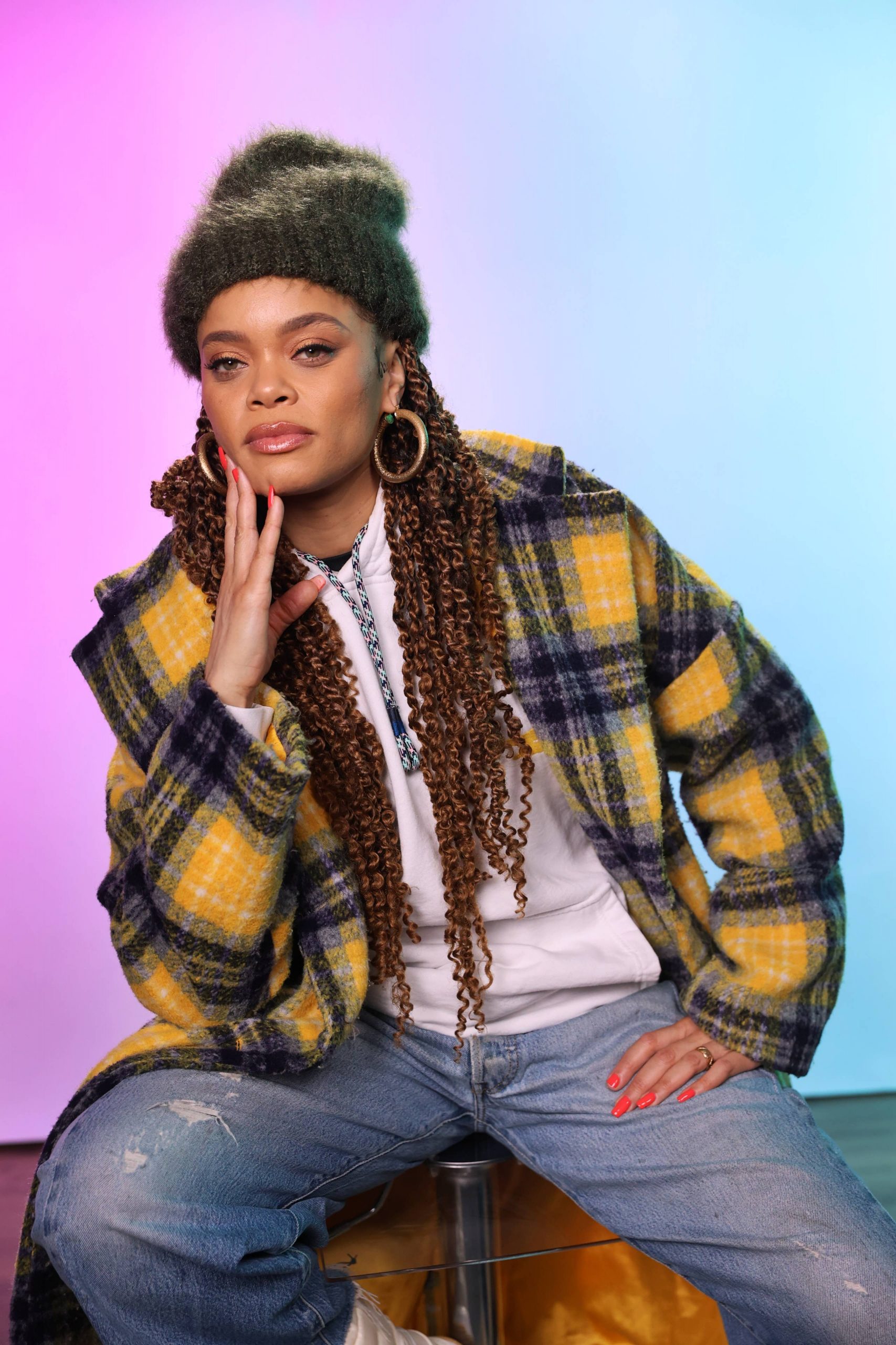 Blue Denim Jeans Outfit Idea Blue Denim Jeans Outfit Idea — Beanie Outfits