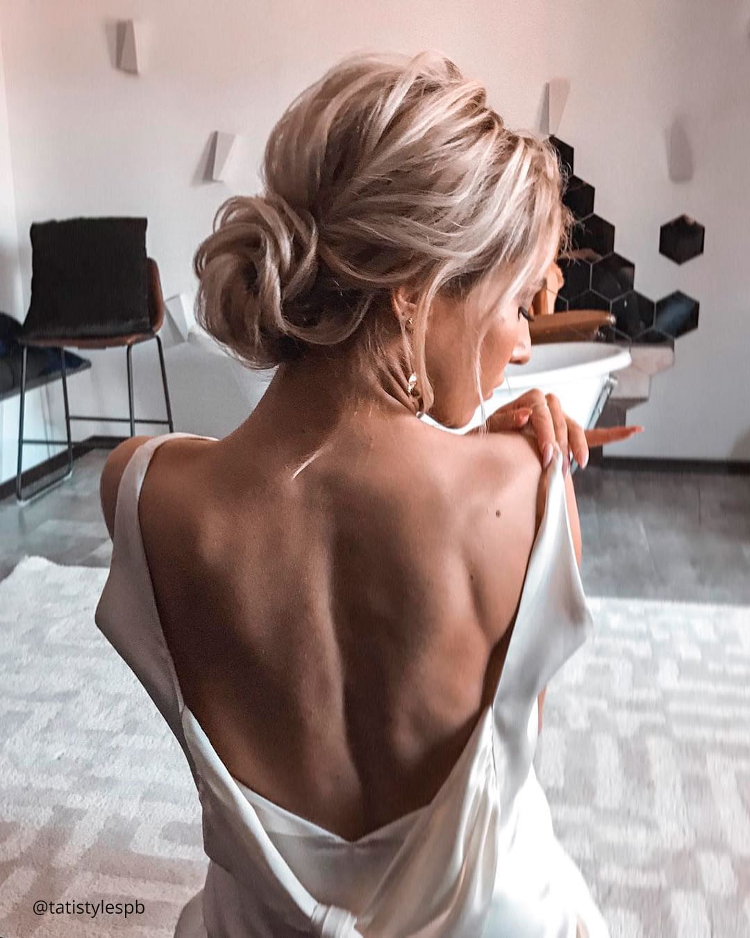 Intricate Ash Blonde Updo — Winter Hairstyles for Thin Hair