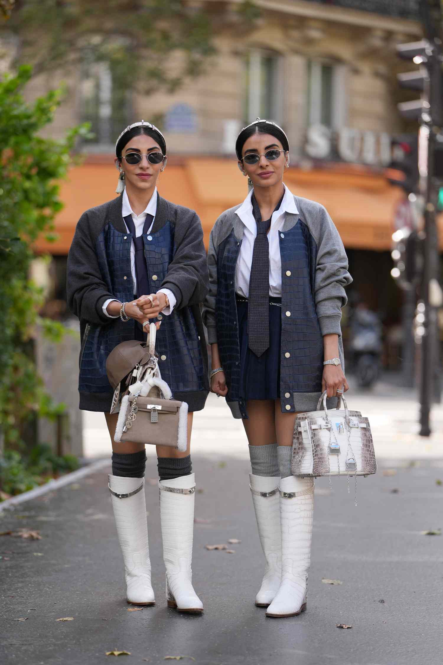 White Knee-High Boots Outfit Idea White Knee-High Boots Outfit Idea — Winter College Outfits