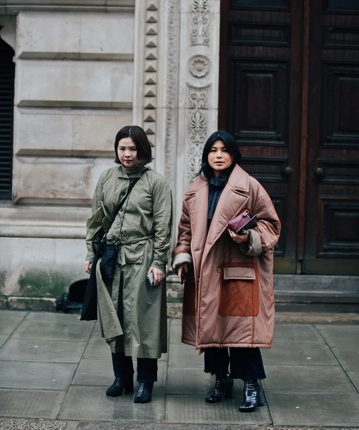 Oversized Quilted Coat and Patent Boots — London Winter Outfits