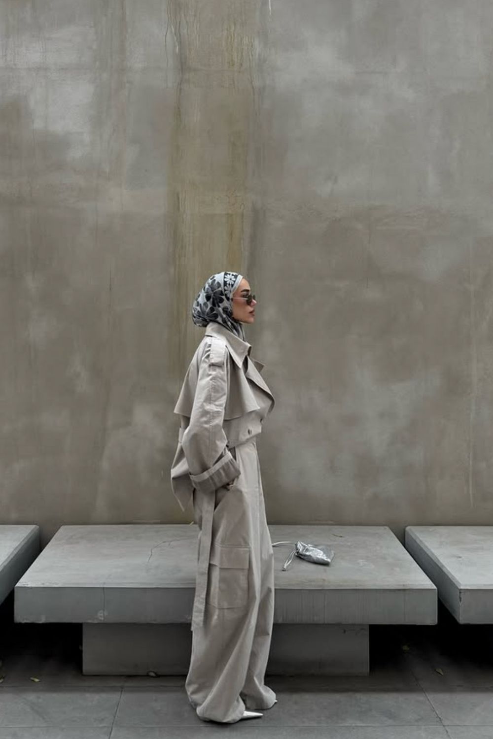 Oversized Beige Trench Coat with Wide-Leg Trousers — London Winter Outfits