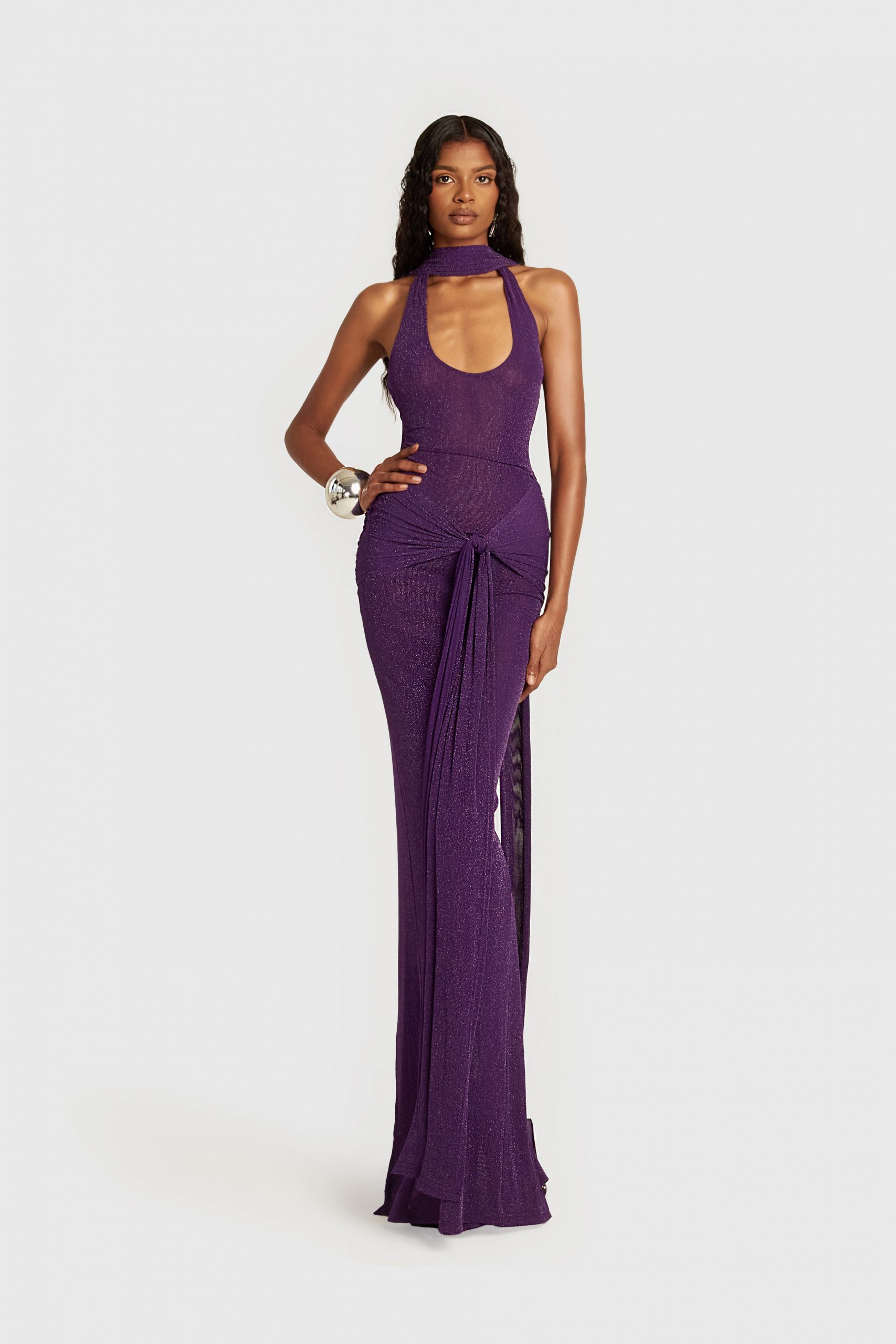Glamorous Royal Purple Shimmering Maxi Dress Glamorous Royal Purple Shimmering Maxi Dress — Royal Purple Outfits