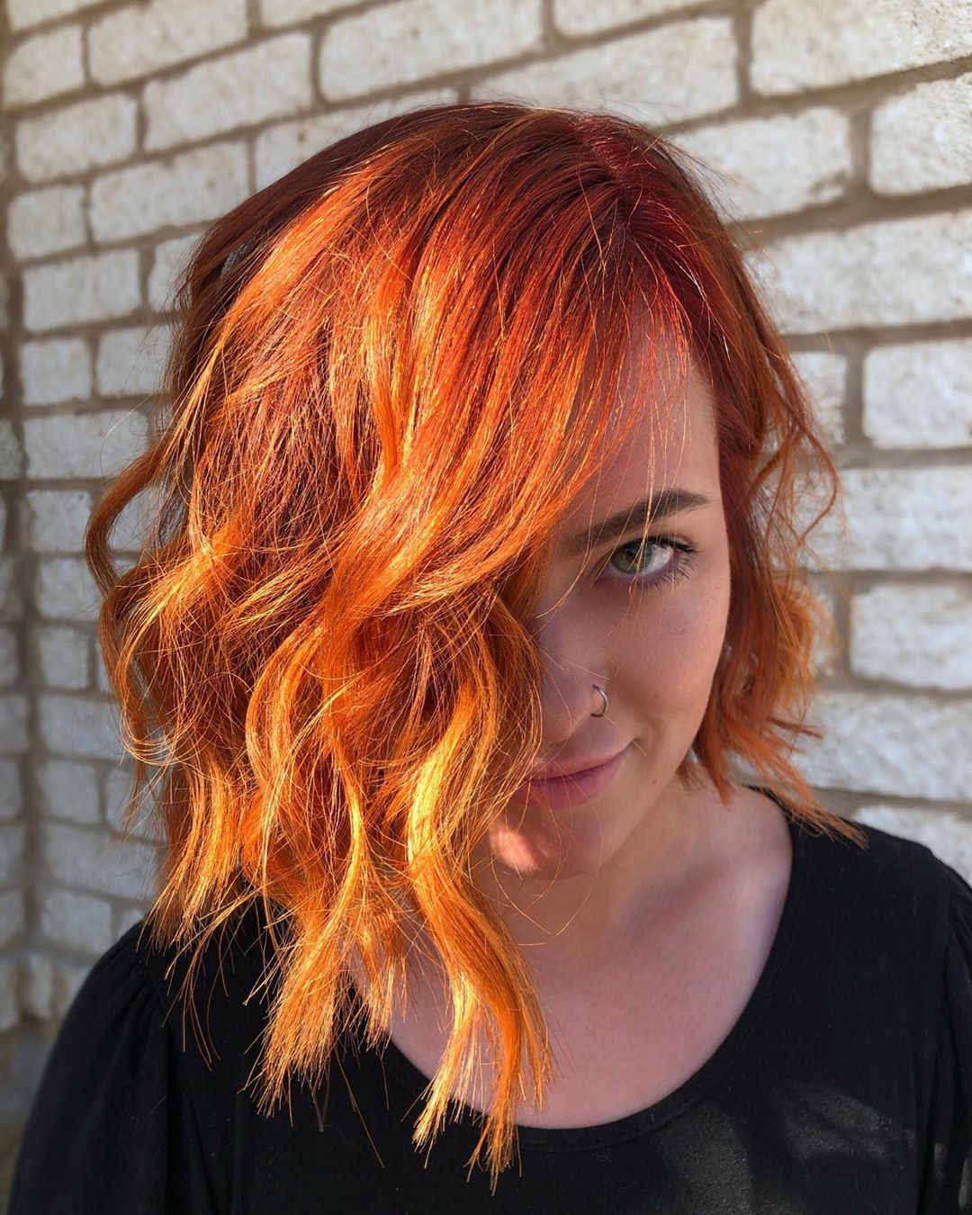 Vibrant Copper Bob Vibrant Copper Bob — Winter Hair Colors for Green Eyes