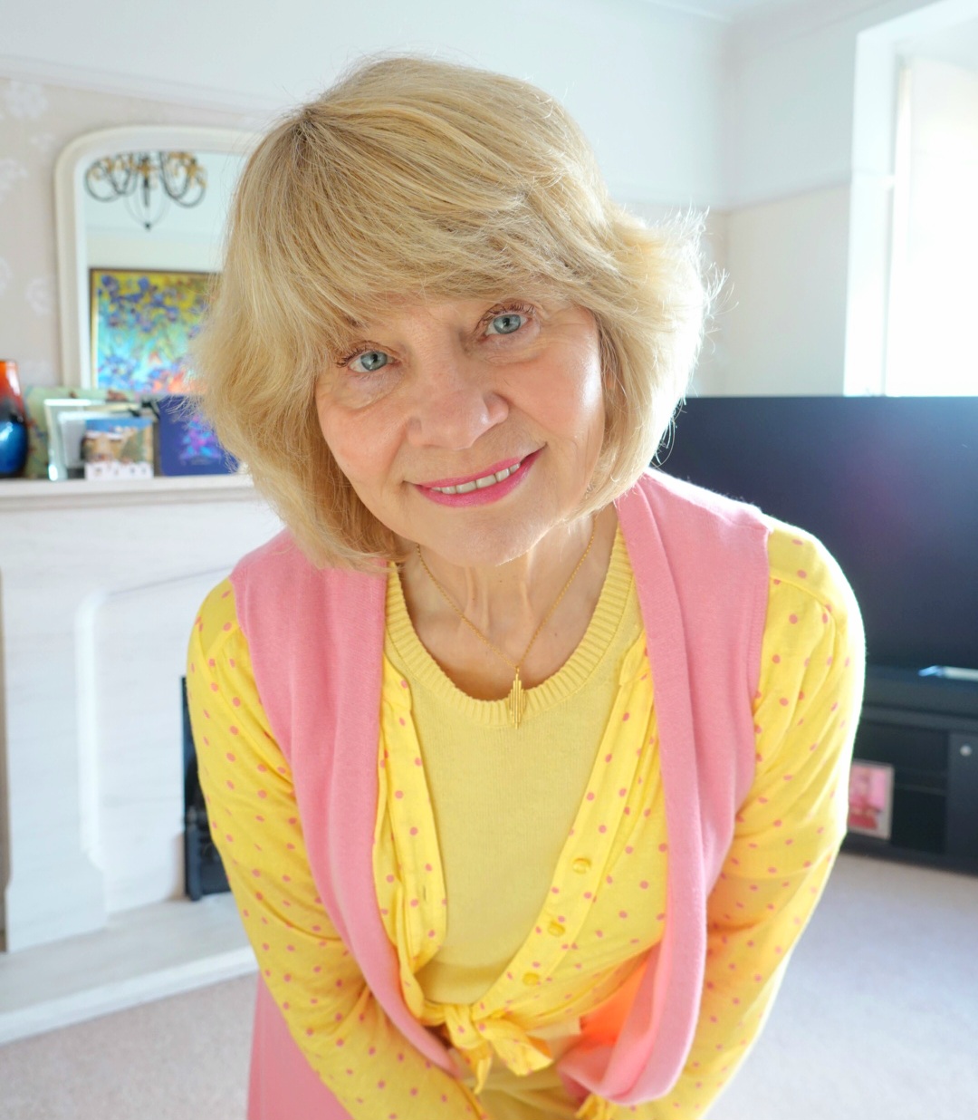 Ash Blonde Bob With Blunt Bangs Ash Blonde Bob With Blunt Bangs — Winter Hair Colors for Women Over 60