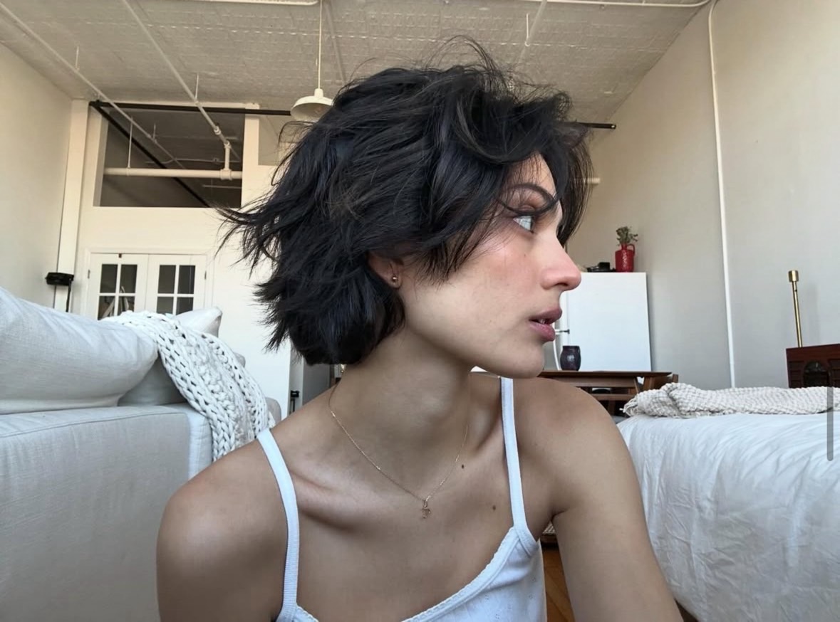 Choppy Dark Brown Shag — Short Winter Haircuts