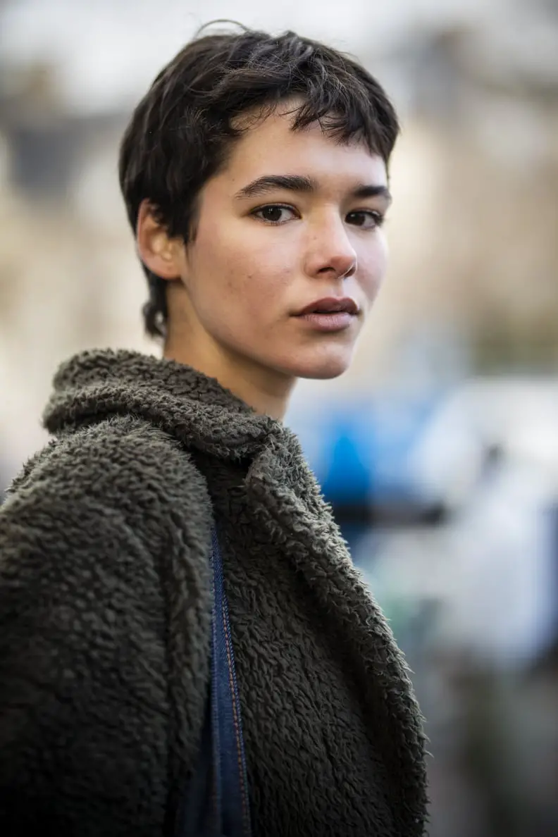 Messy Piecey Bangs Wavy Pixie Messy Piecey Bangs Wavy Pixie — Winter Pixie Haircuts