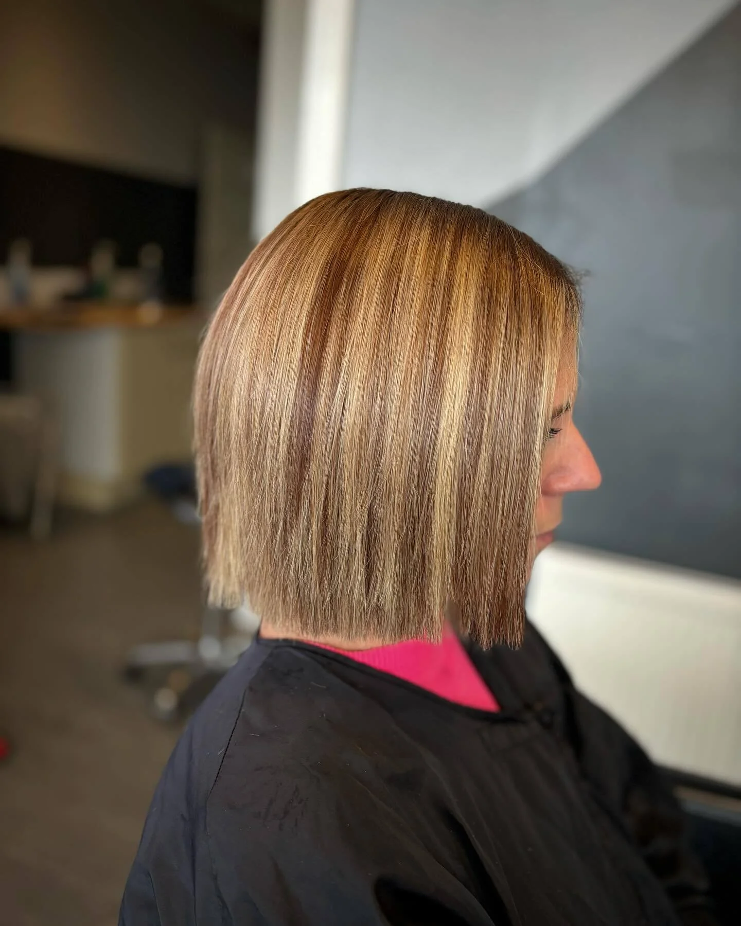 Sleek Blonde Chin Bob Sleek Blonde Chin Bob — Winter Haircuts for Women Over 50