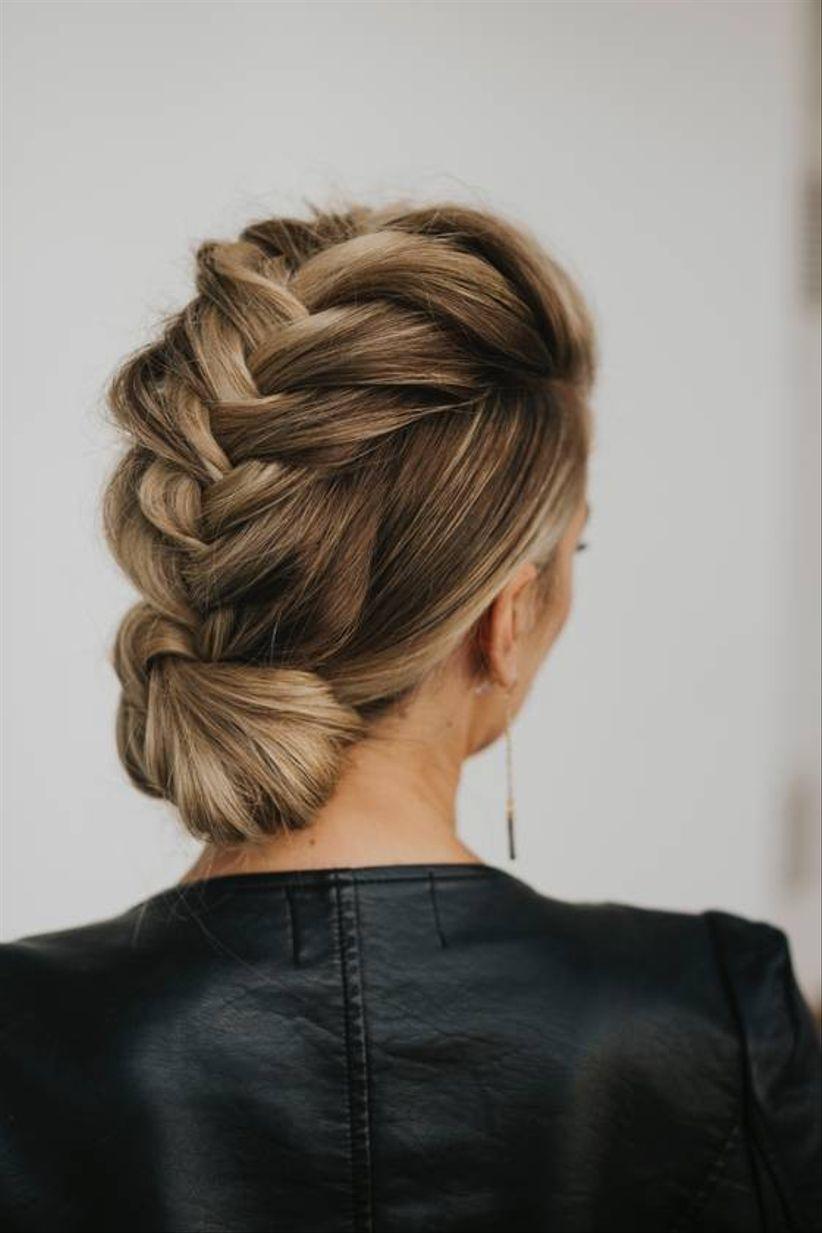 Side-Swept Braided Updo — Winter Updos