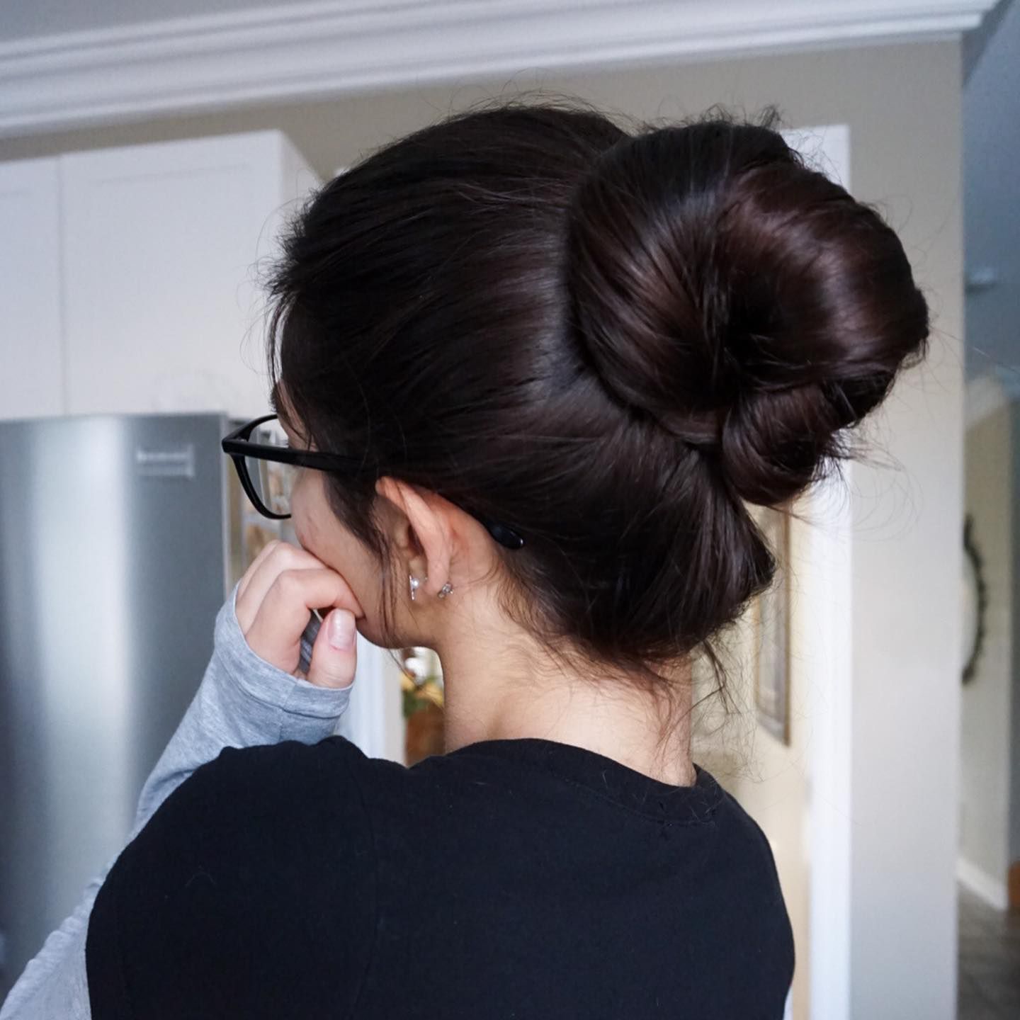 Expertly Twisted Voluminous Bun — Winter Updos