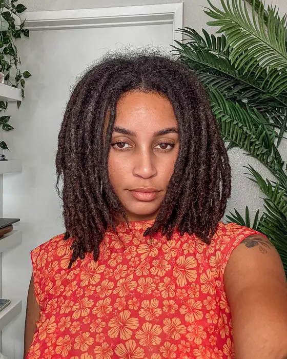 Uniform Dark Brown Collarbone Locs Uniform Dark Brown Collarbone Locs — Winter Loc Styles