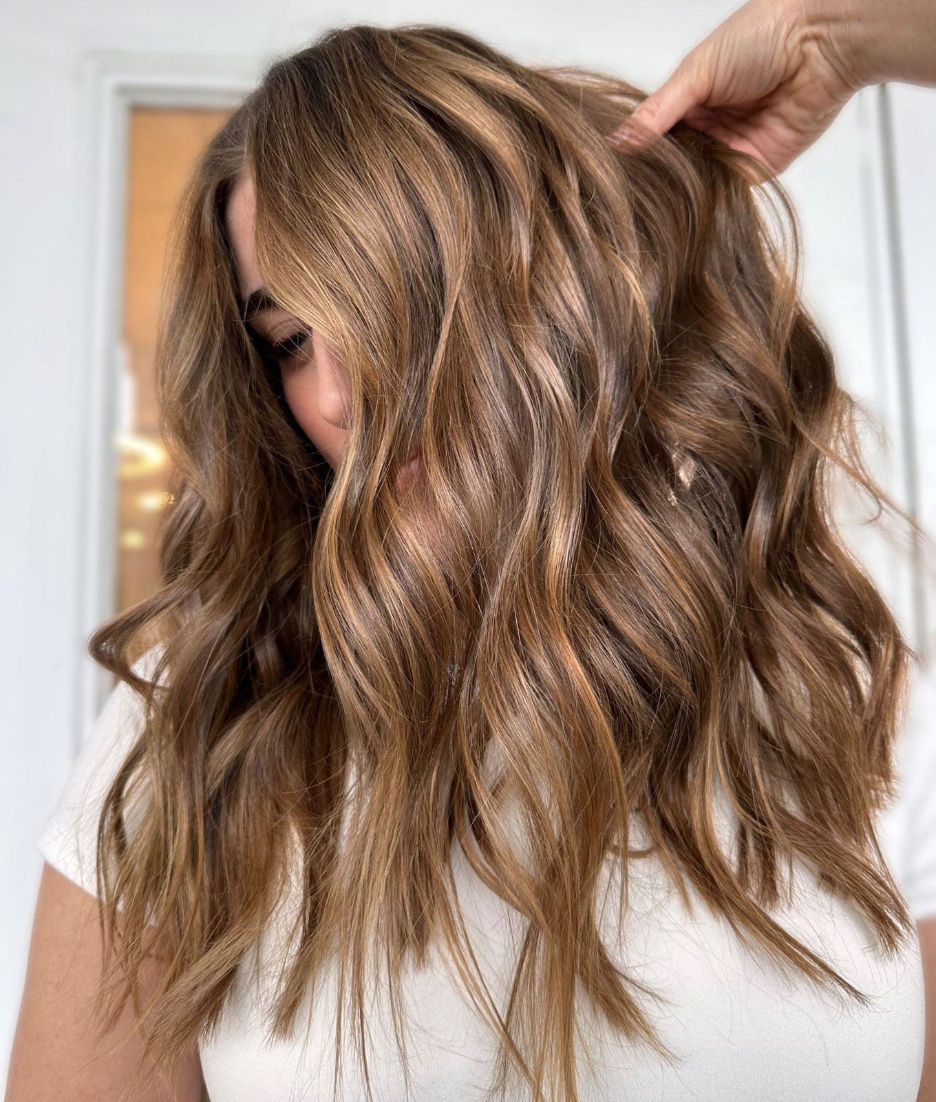 Light Brown With Soft Blonde Highlights Light Brown With Soft Blonde Highlights — Aesthetic Dye Hair