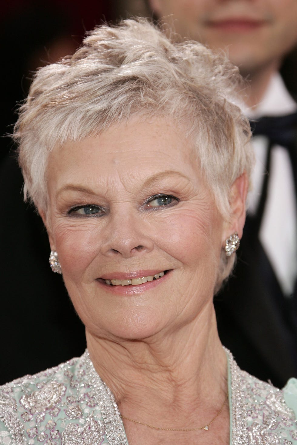 Short Pixie With Wispy Bangs In Gray — Aesthetic Thin Hair