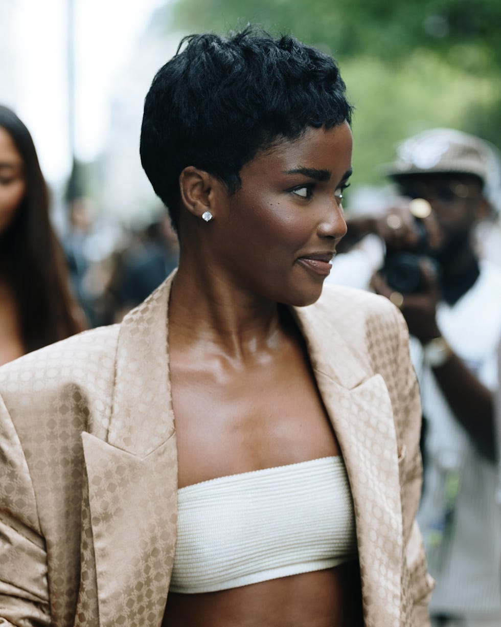 Short Textured Pixie In Dark Brown — Aesthetic Thin Hair