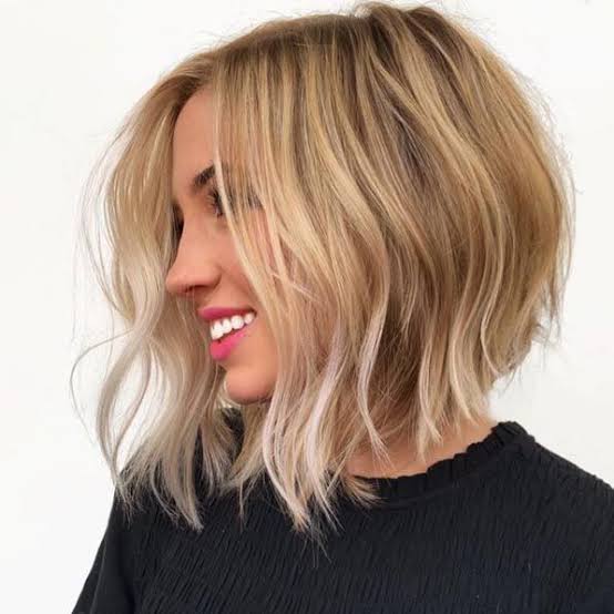 Dark Brown Lob With Face-Framing Layers And Curtain Bangs — Aesthetic Thin Hair