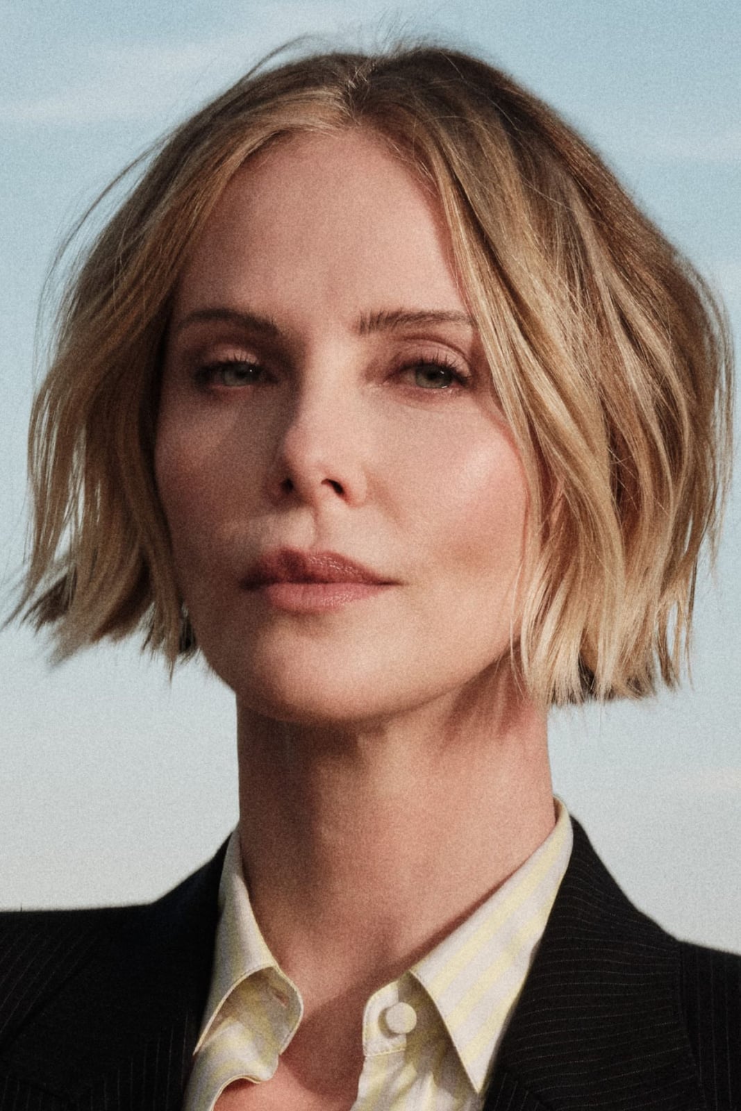Shoulder-Length Shag With Textured Waves And Blonde Balayage — Aesthetic Thin Hair