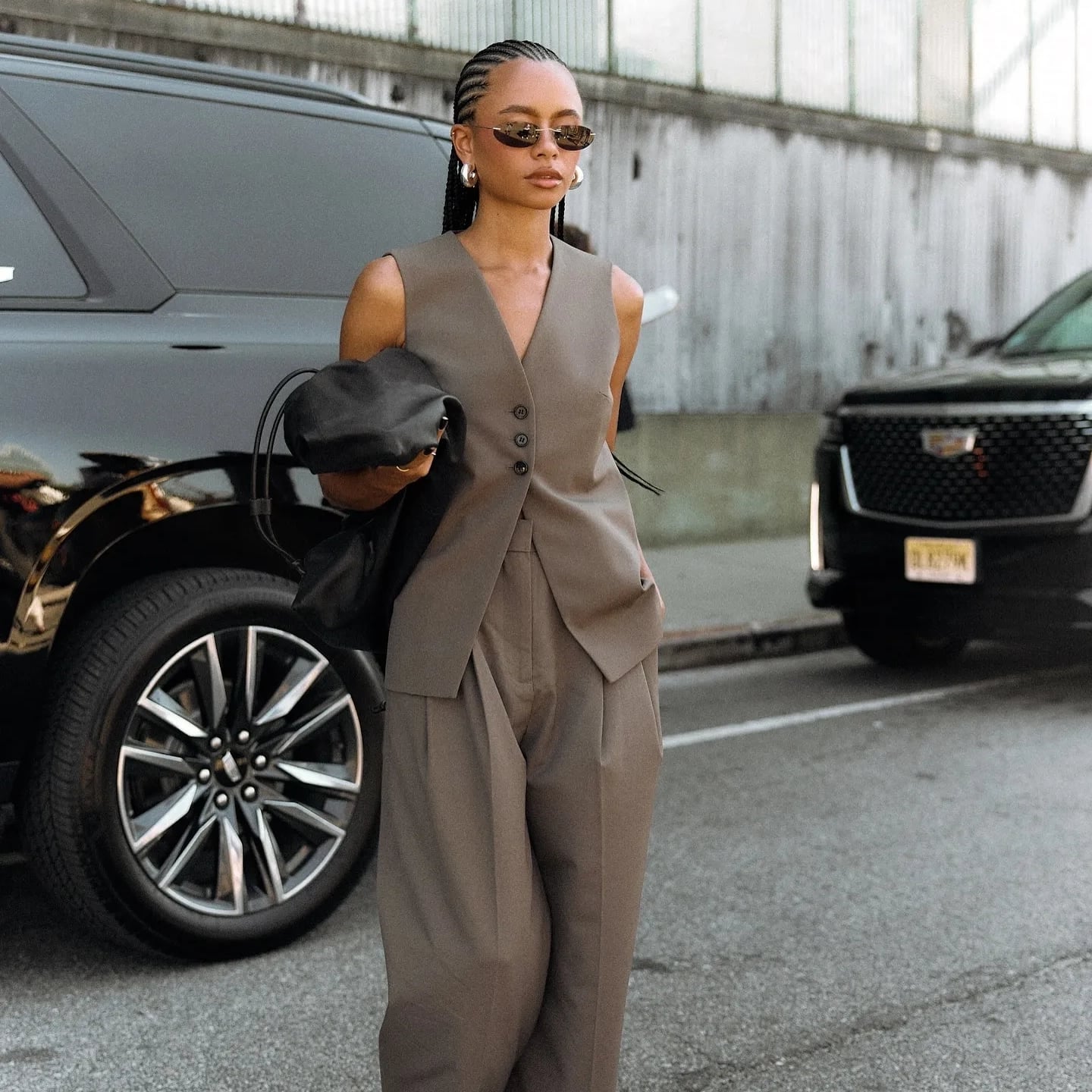 Taupe Vest and Trousers Power Dressing Taupe Vest and Trousers Power Dressing — Best Classy Outfits