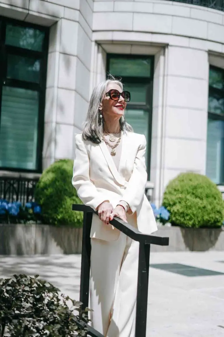 Cream Double-Breasted Blazer and Trousers Cream Double-Breasted Blazer and Trousers — Best Classy Outfits