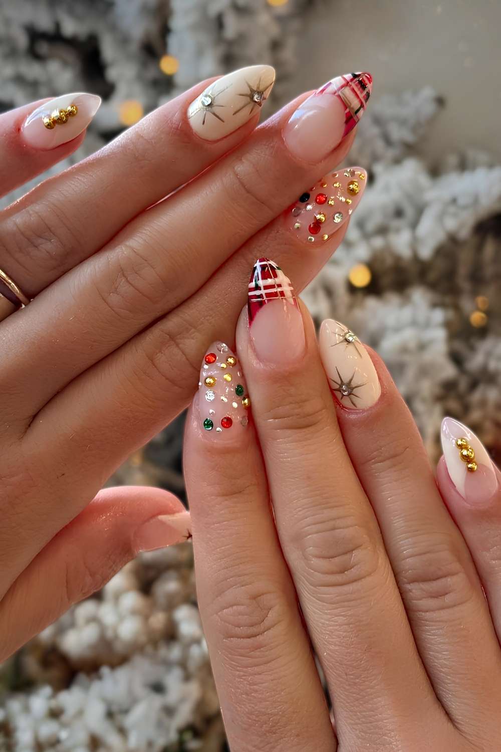 Medium Almond Nails in Solid Glossy Colors — Best Cute Almond Nails