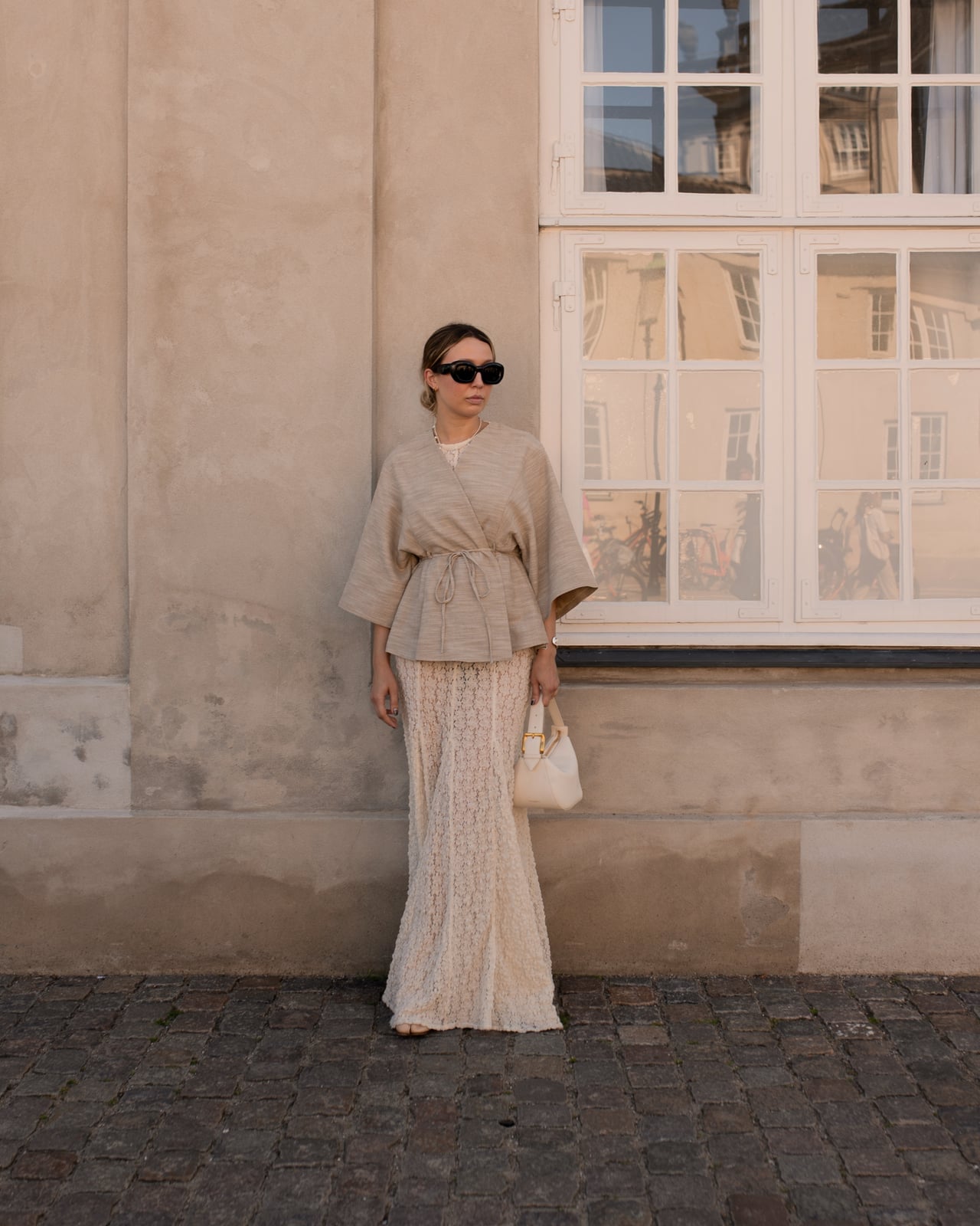 Kimono Jacket with Lace Maxi Skirt for Daytime Chic — Best Cute Outfits