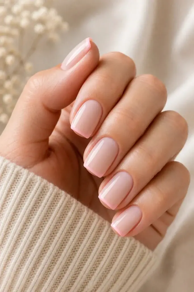 Short Square French Tip Nails Short Square French Tip Nails — Best Cute Square Nails