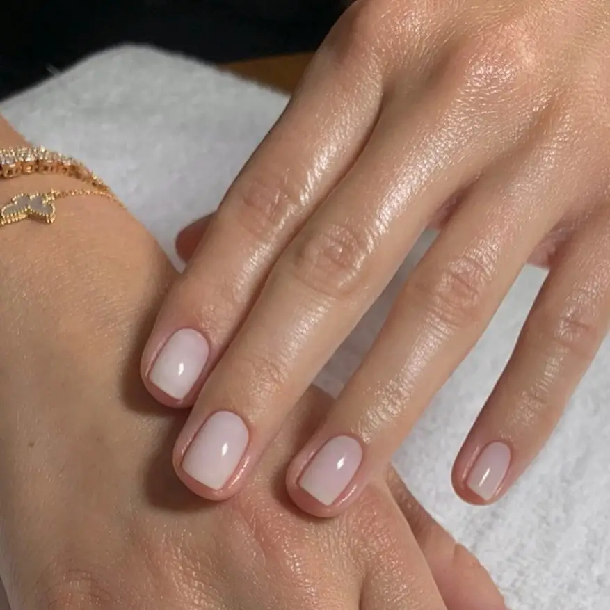 Short Square Soft Milky Pink Nails Short Square Soft Milky Pink Nails — Best Cute Square Nails