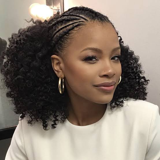 Fulani Braids with Loose Voluminous Curls — Best Fulani Braids