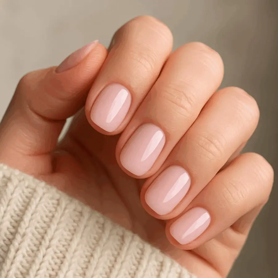 Sheer Milky Pink Short Square Gel Nails Sheer Milky Pink Short Square Gel Nails — Best Gel Nails