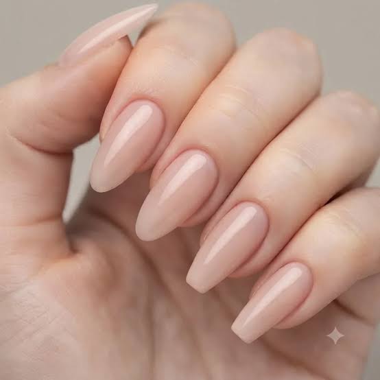 Long Almond Milky Nude Nails Long Almond Milky Nude Nails — Best Simple Nails