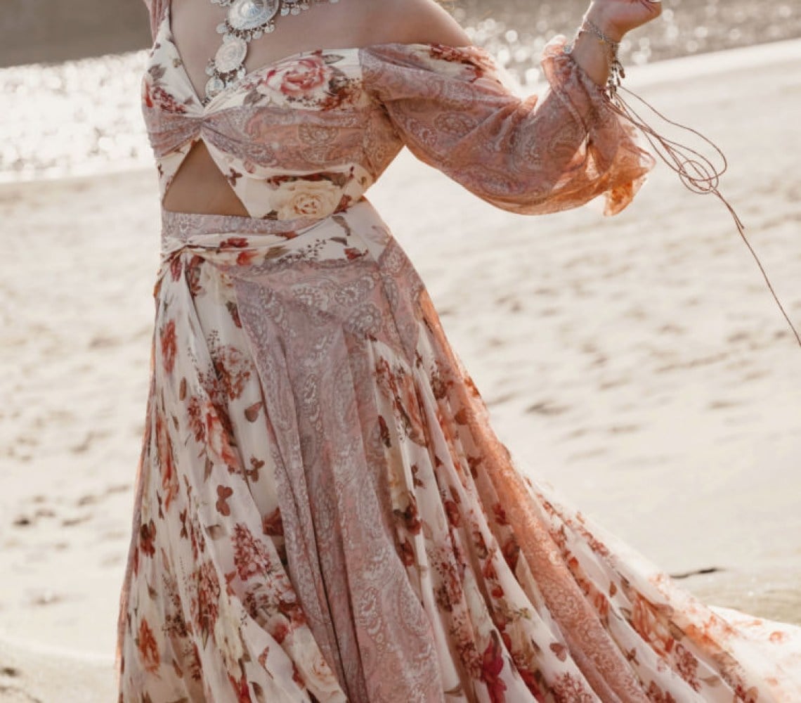 Paisley Floral Print Maxi Dress Paisley Floral Print Maxi Dress — Best Unique Dresses