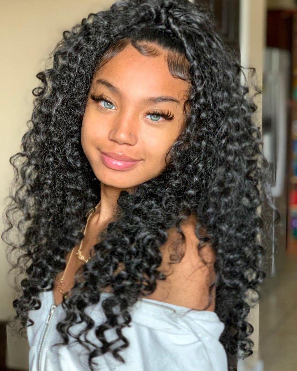 Mid-Back Loose Curls With Baby Hairs — Classy 3c Hairstyles
