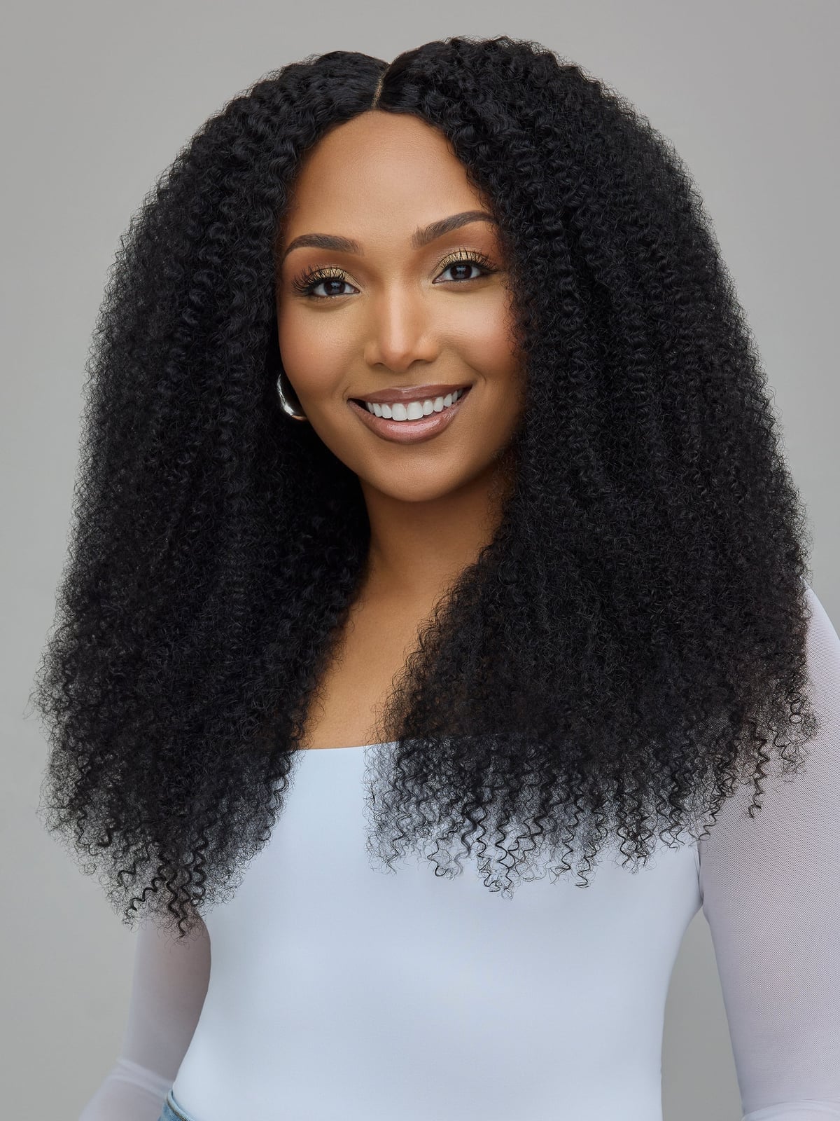 Voluminous Mid-Back Blowout, Black Voluminous Mid-Back Blowout, Black — Classy 4c Hairstyles