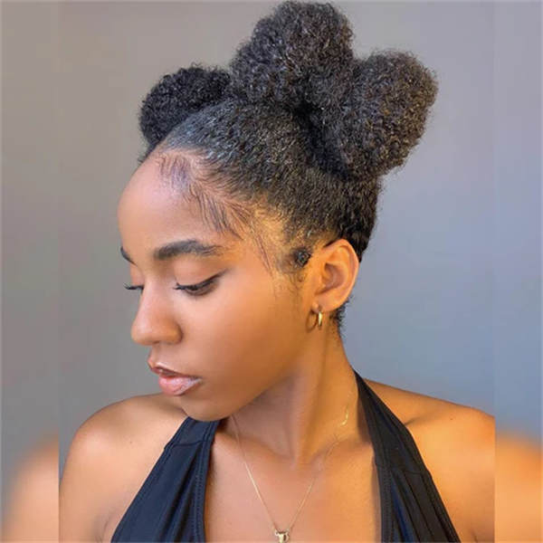 Two Large Textured Buns Two Large Textured Buns — Classy 4c Hairstyles