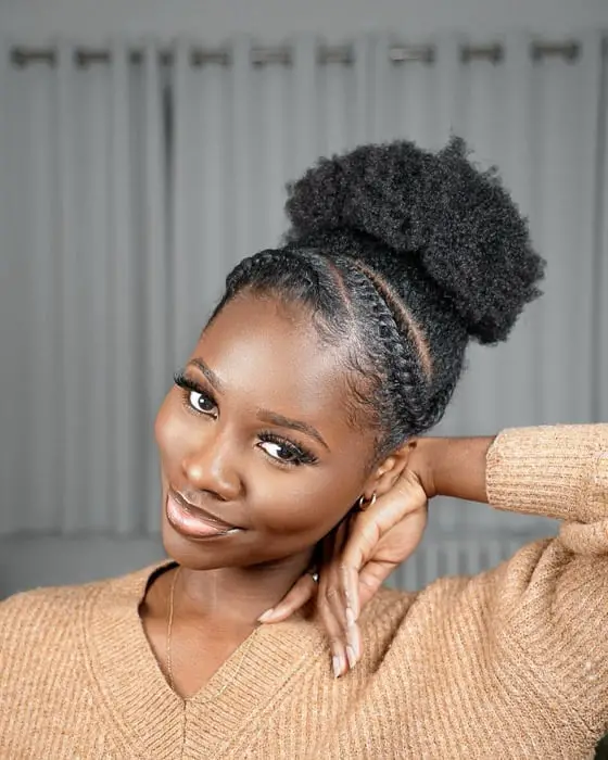Braided Updo With Puff Braided Updo With Puff — Classy 4c Hairstyles
