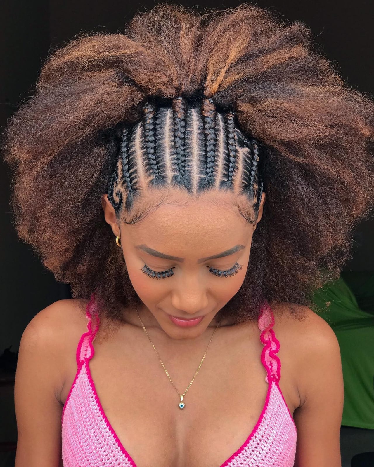 Braids Transitioning to Afro Braids Transitioning to Afro — Classy 4c Hairstyles