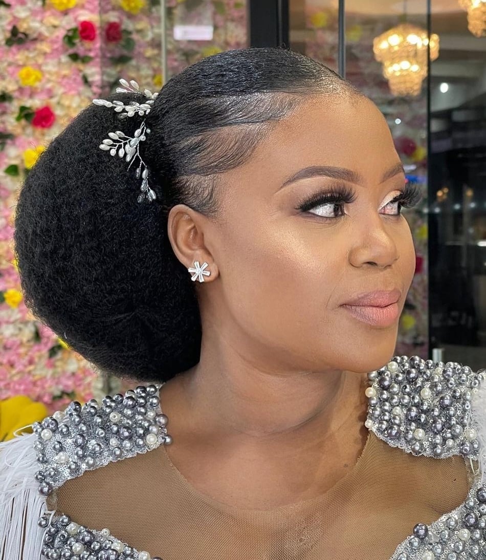 Sleek Updo With Side Parting Sleek Updo With Side Parting — Classy 4c Hairstyles