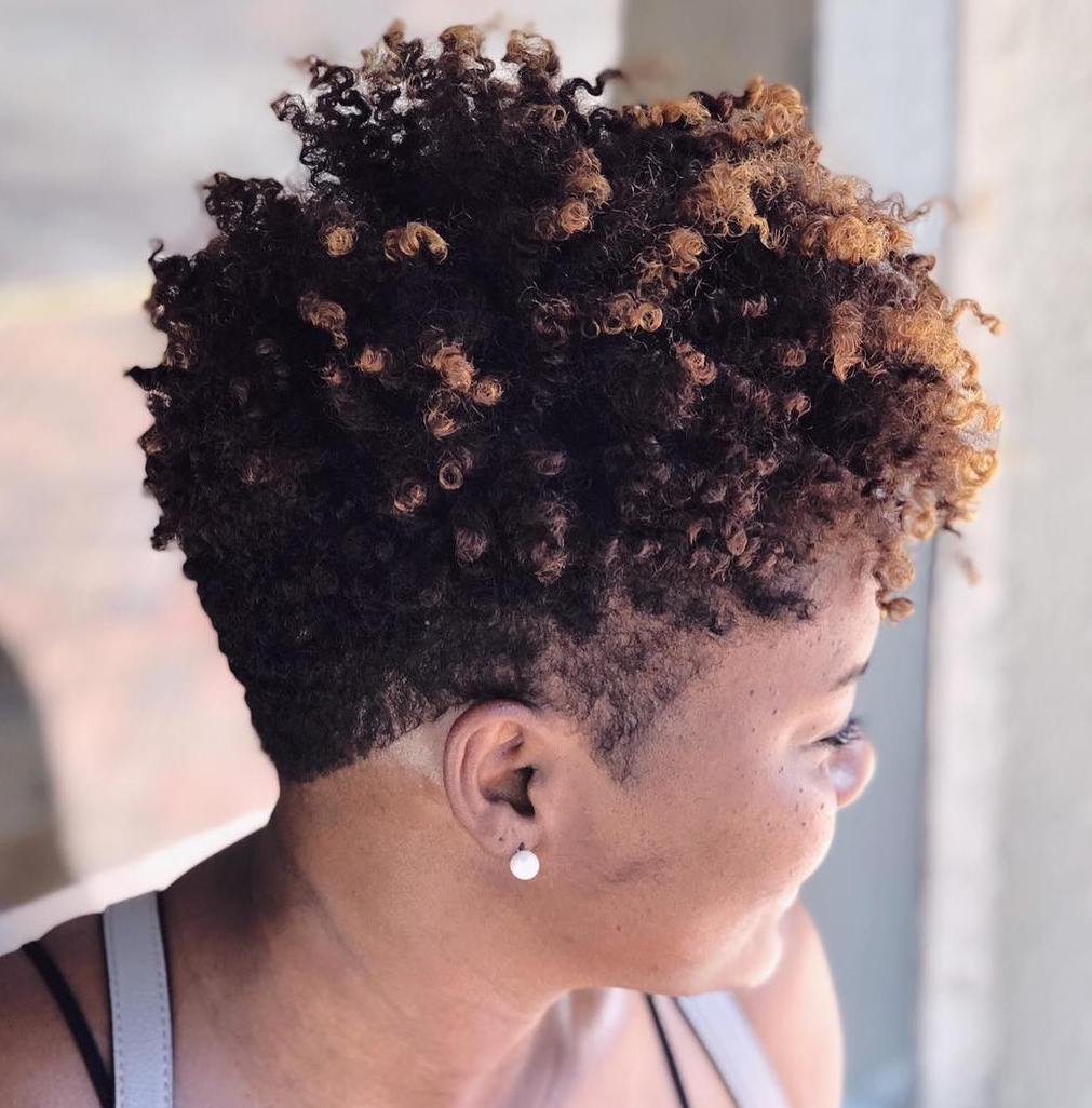Short Layered Cut With Highlights Short Layered Cut With Highlights — Classy 4c Hairstyles