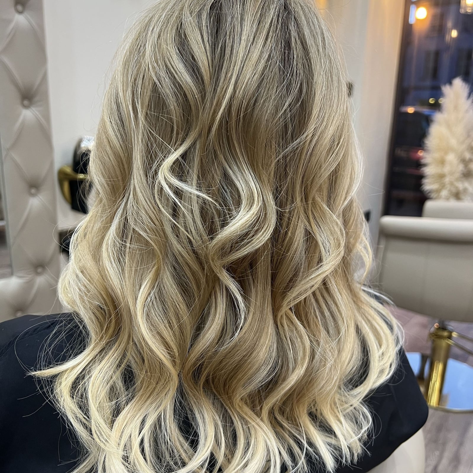 Mid-Back Blonde Balayage Air Dried Mid-Back Blonde Balayage Air Dried — Classy Balayage Hair
