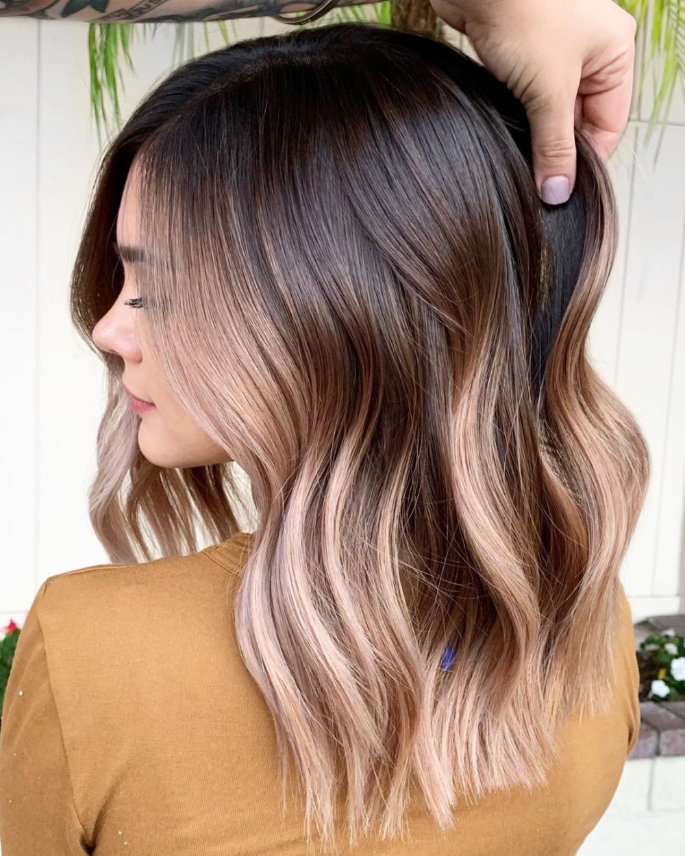 Shoulder Length With Ash Blonde Balayage Blend Shoulder Length With Ash Blonde Balayage Blend — Classy Balayage Hair