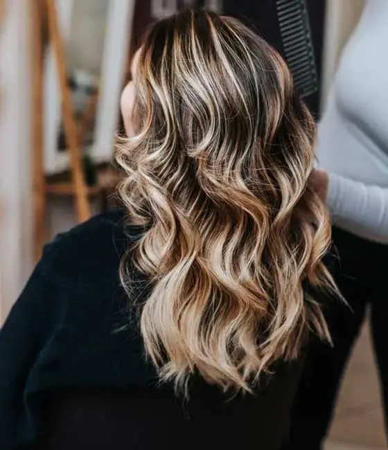 Shoulder Length Balayage With Dark Brown Base Shoulder Length Balayage With Dark Brown Base — Classy Balayage Hair Blonde