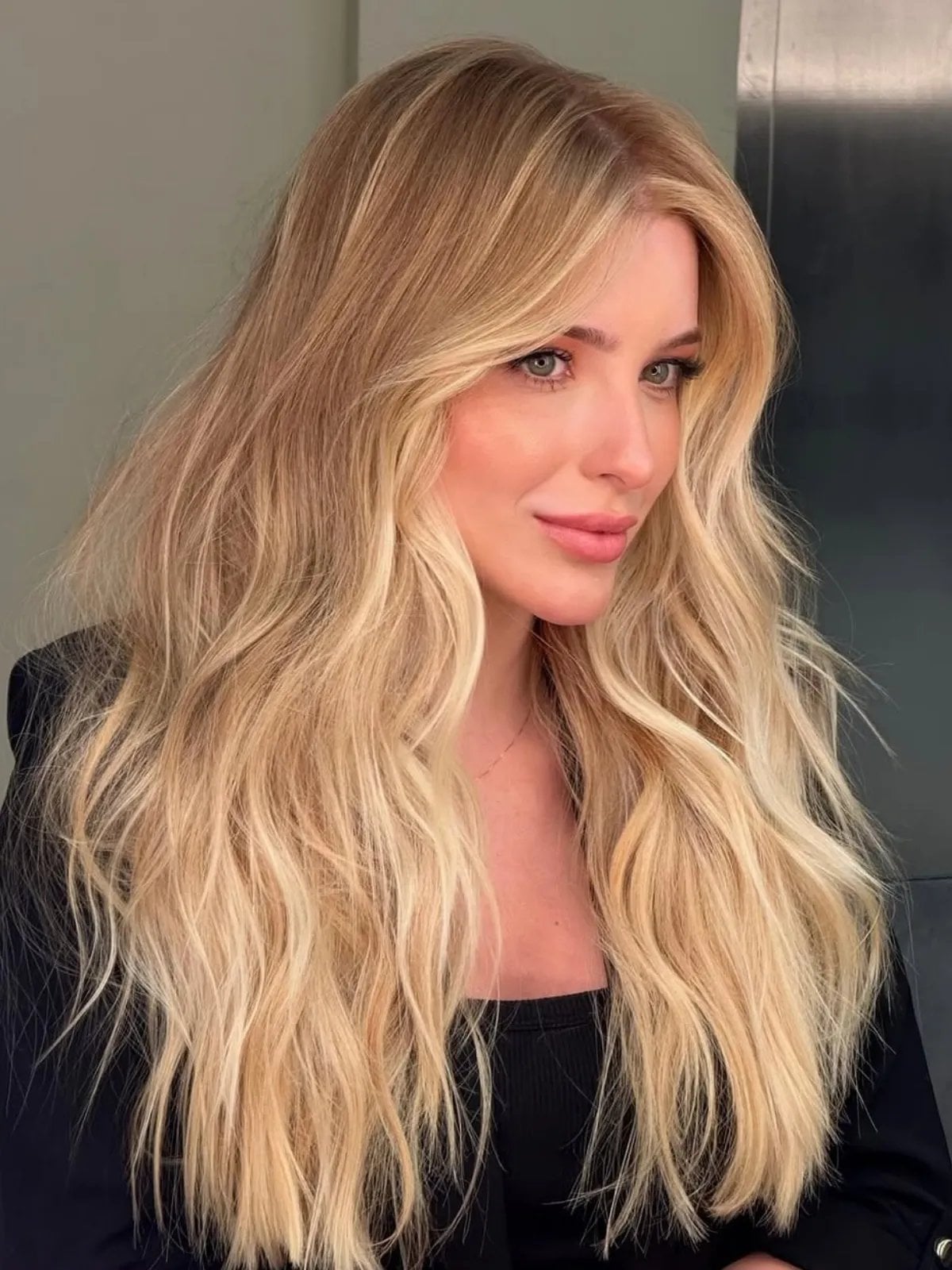 Blonde Balayage With Curtain Bangs Blonde Balayage With Curtain Bangs — Classy Balayage Hair Blonde