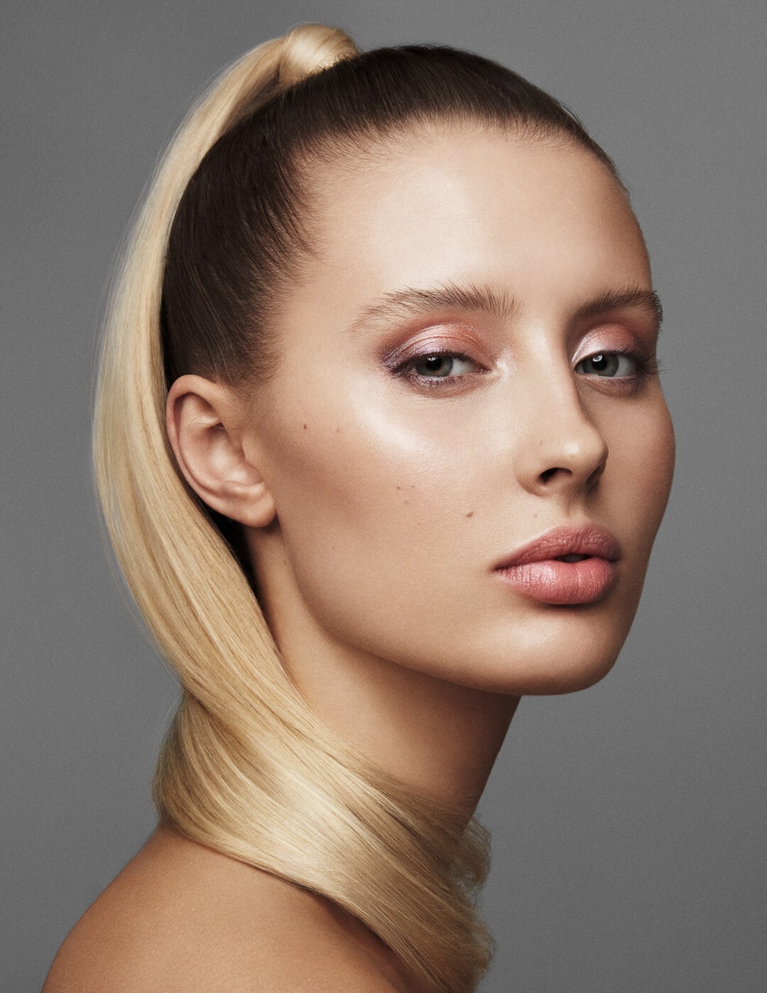 Sleek Ash Blonde Ponytail For Fine Hair — Classy Blonde Ponytail