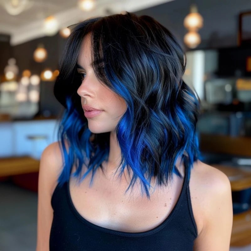 What Is Blue Black Hair Color? Best Ideas & How to Get the Look – Moehair USA Inc.