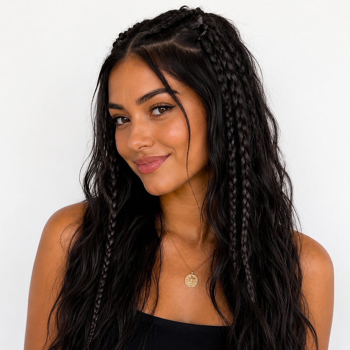 Textured Mid-Back Loose Braid Textured Mid-Back Loose Braid — Classy Braided Styles
