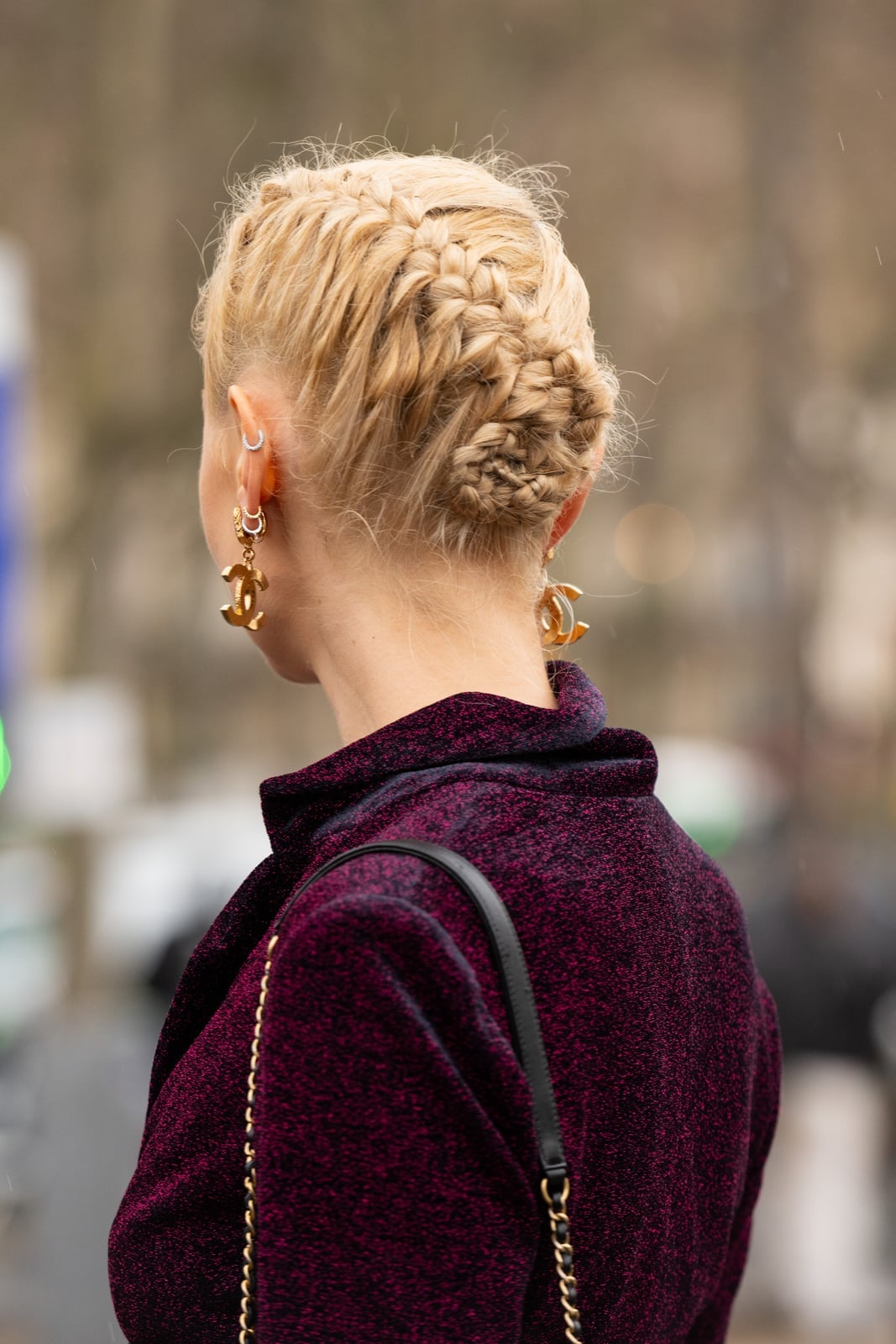Intricate Blonde French Braid Updo — Classy Braiding Hair