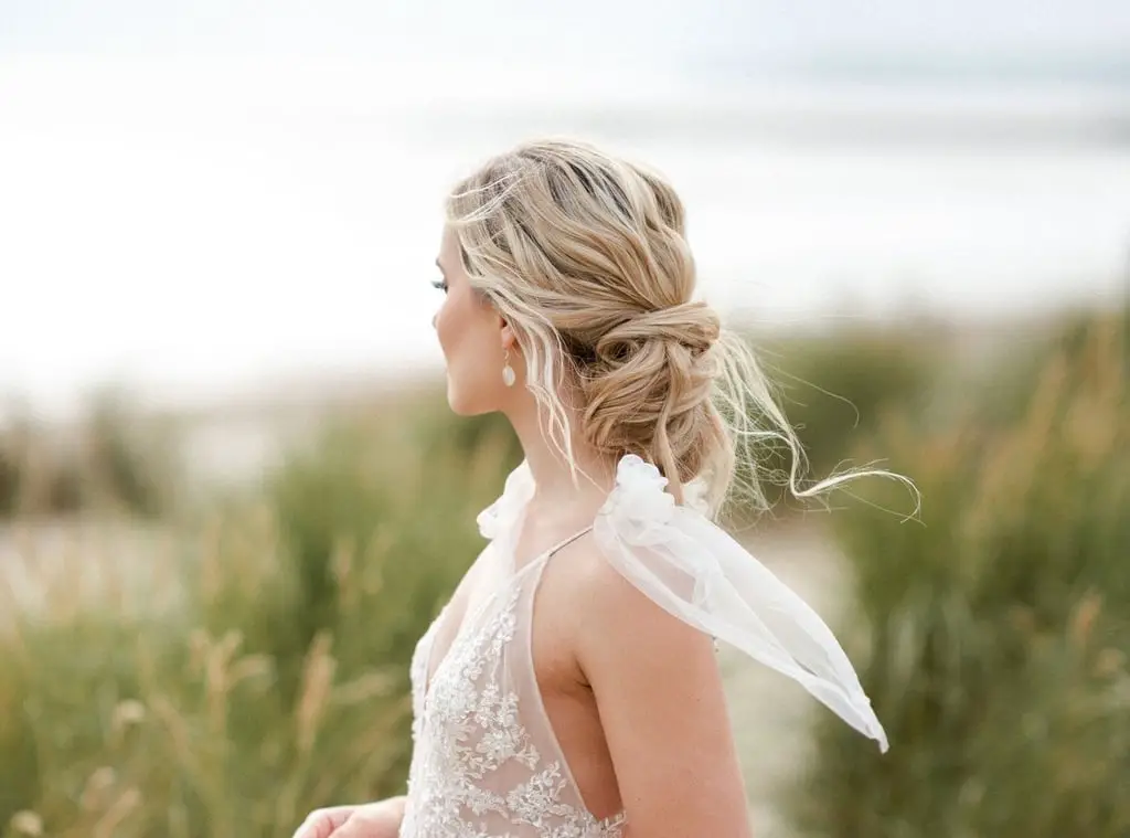 Textured Blonde Messy Bun Textured Blonde Messy Bun — Classy Bridal Hairstyles