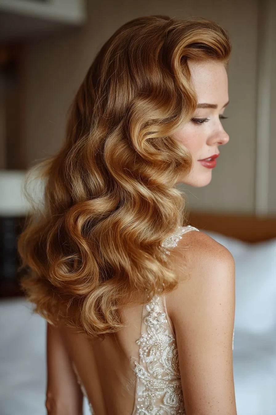 Blonde Shoulder Length Polished Chignon Blonde Shoulder Length Polished Chignon — Classy Bridesmaid Hair